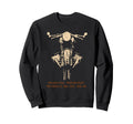 Motorcycle Biker Rider Mens Sweatshirt - Casual Everyday Wear Men Women - T-Shirt, Sweatshirt, Hoodie