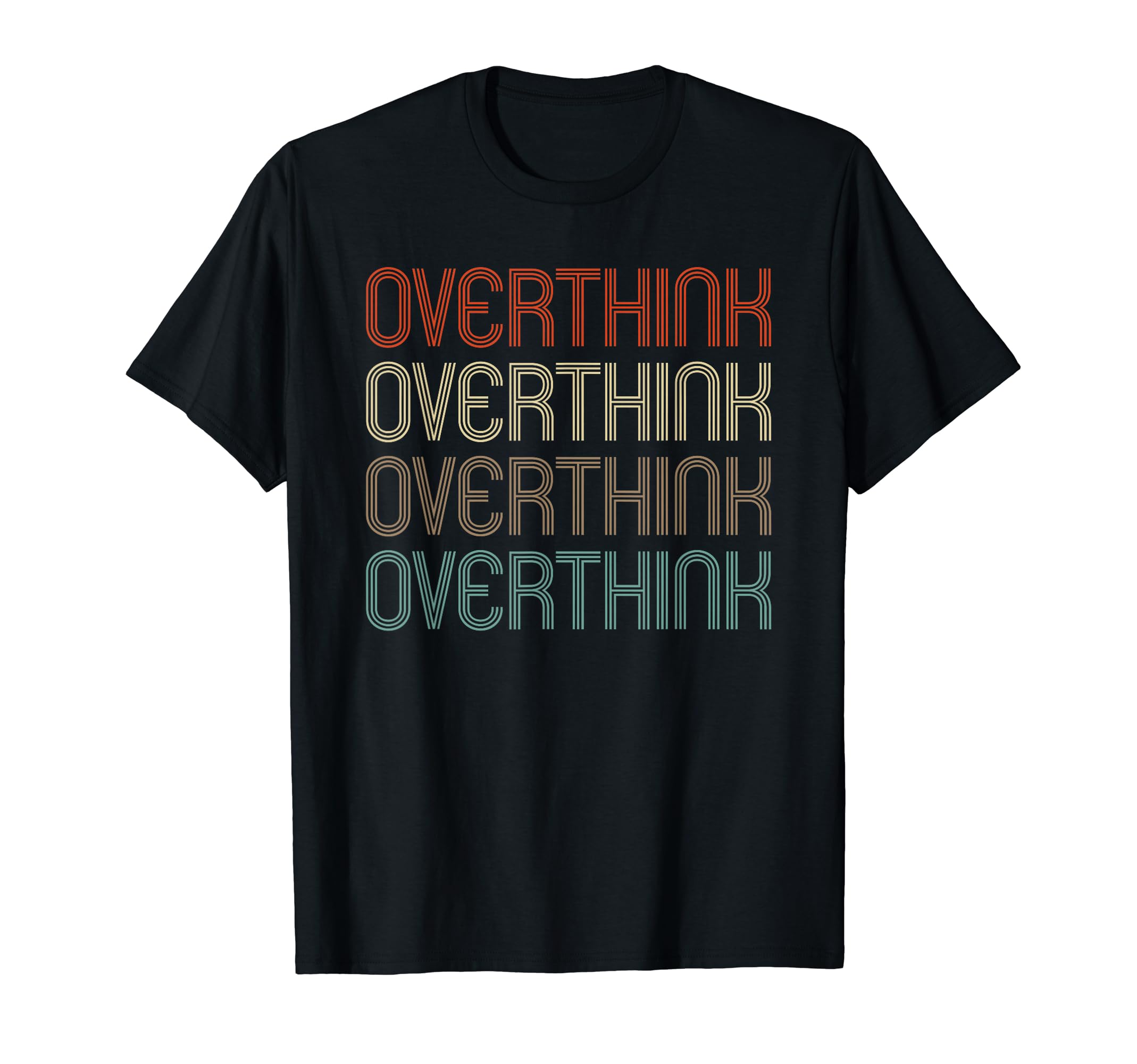Overthink Social Anxiety Introvert T-Shirt - Novelty Apparel for Adults - T-Shirt, Sweatshirt, Hoodie