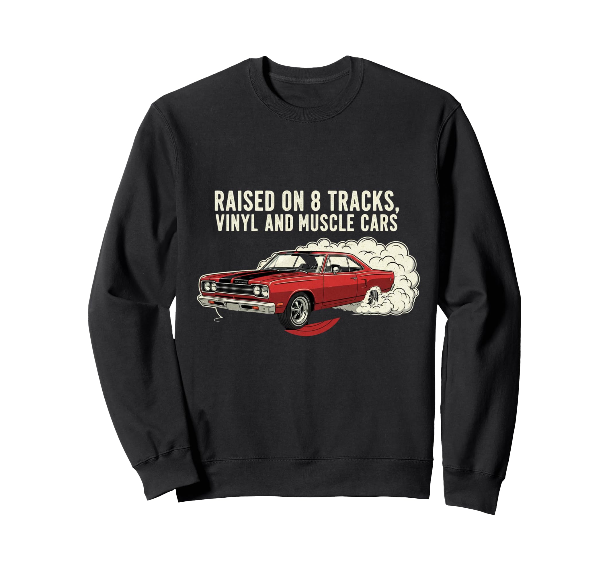 Raised Vinyl And V8S 70 Road Runner Lover Sweatshirt - Graphic Print Unisex - T-Shirt, Sweatshirt, Hoodie