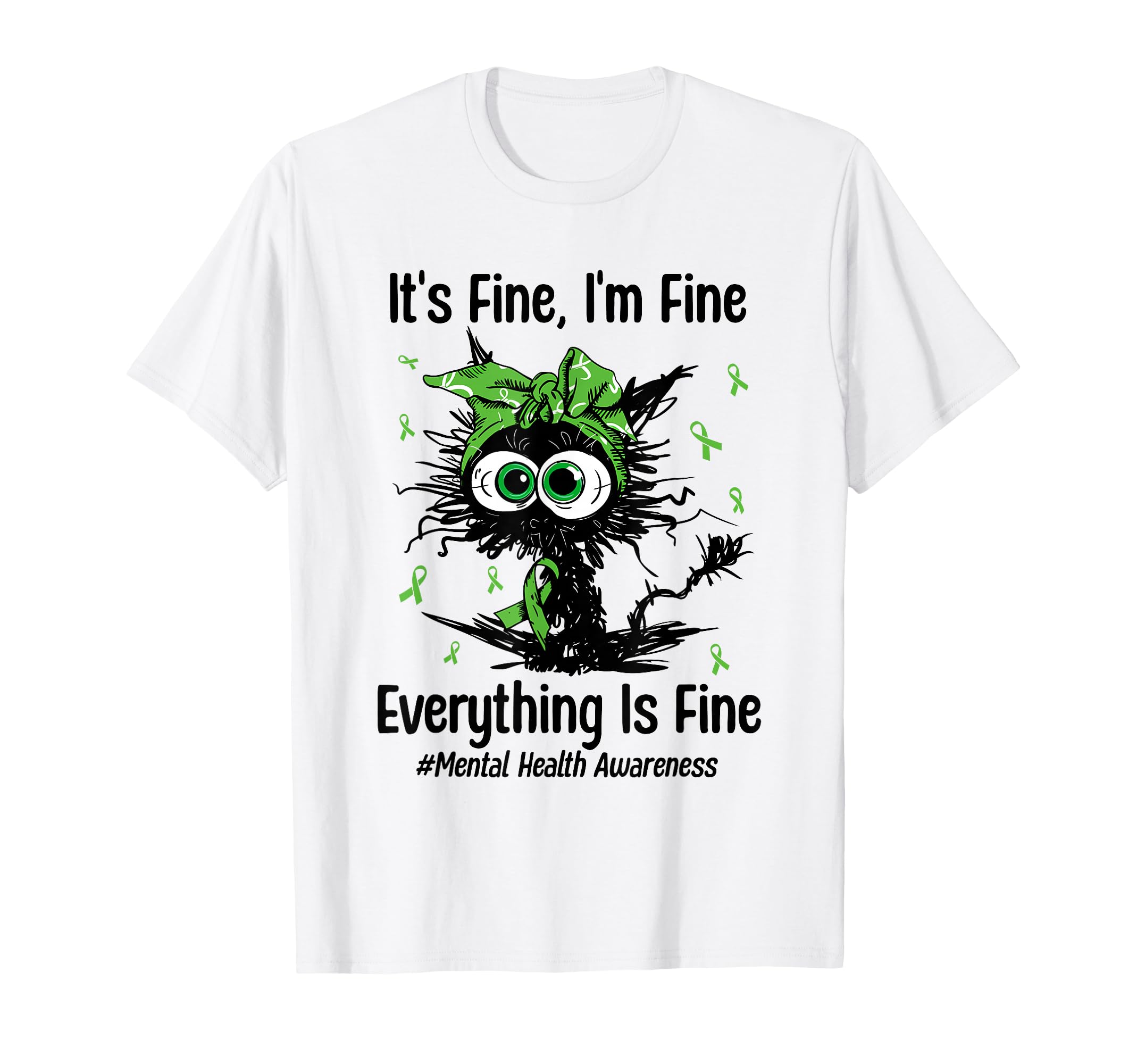 Mental Health Warrior Awareness T-Shirt - Aesthetic Graphic for Adults - T-Shirt, Sweatshirt, Hoodie