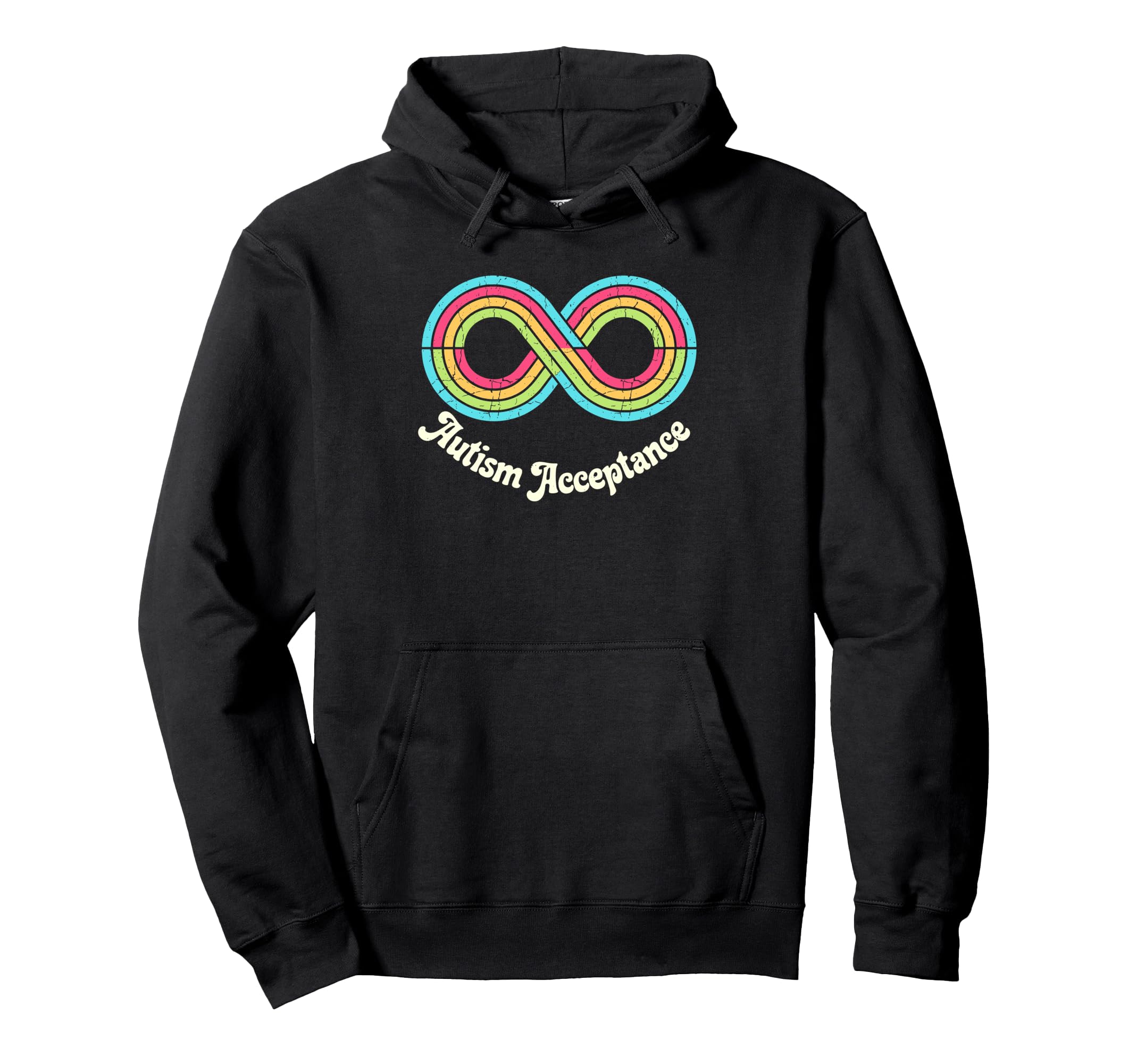 Autism Acceptance Infinity Symbol Hoodie - Trendy Graphic Men Women - T-Shirt, Sweatshirt, Hoodie