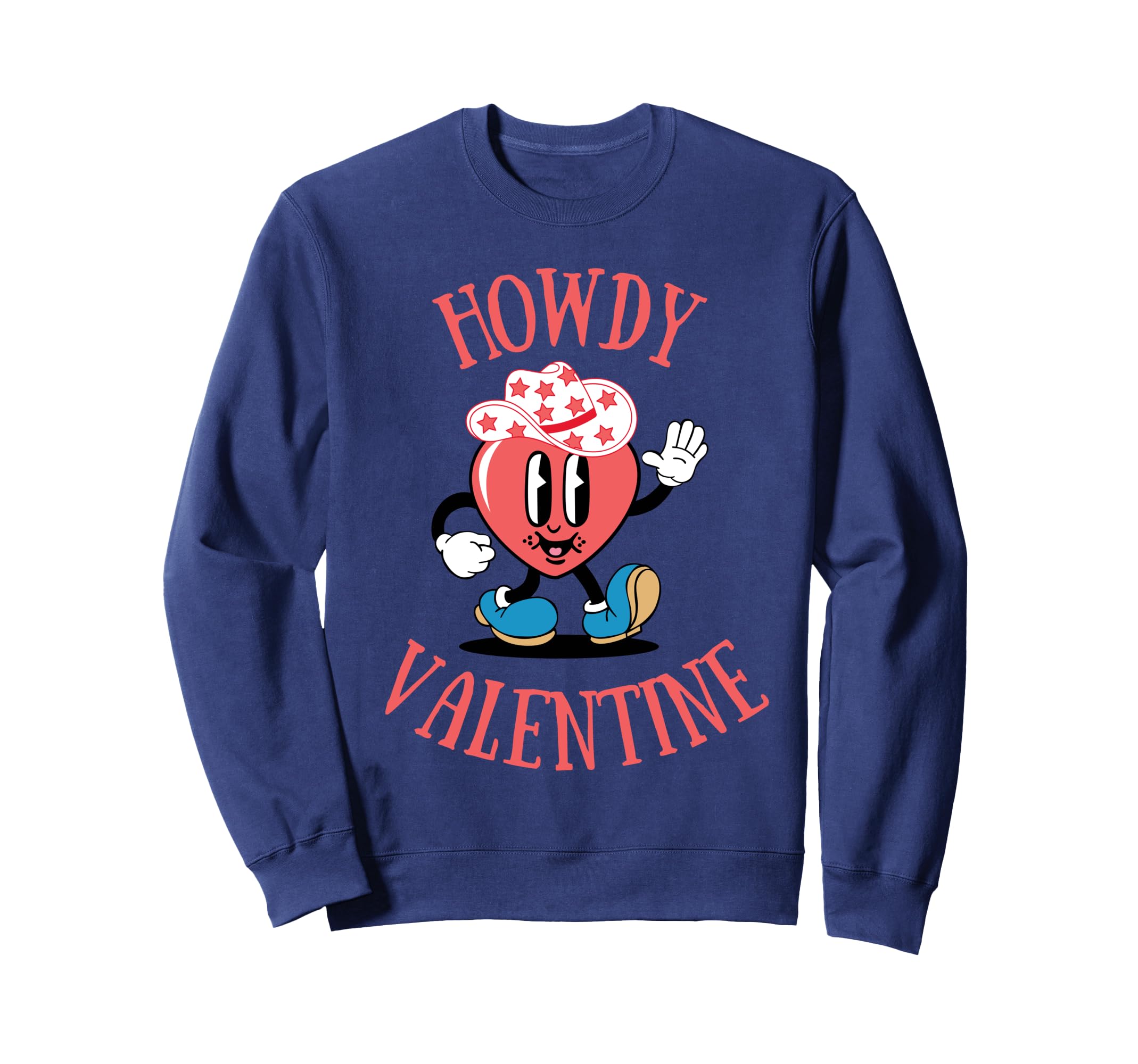 Valentines Day Howdy Valentine Sweatshirt - Minimalist Print for Adults - T-Shirt, Sweatshirt, Hoodie