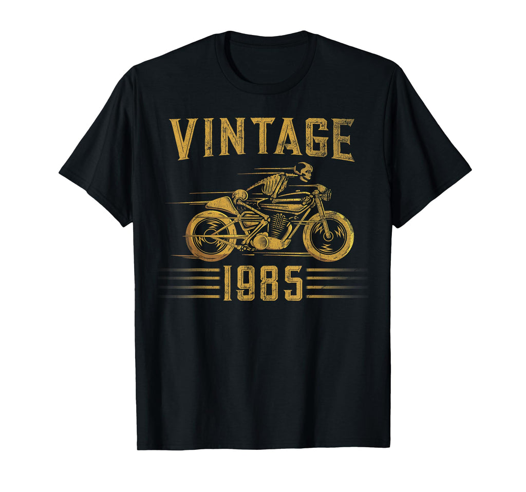1985 Biker Motorcycle T-Shirt - Unique Graphic Unisex - T-Shirt, Sweatshirt, Hoodie
