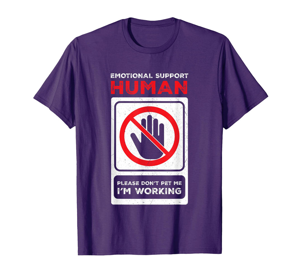 Emotional Support Human Halloween T-Shirt - Custom Art Print Unisex - T-Shirt, Sweatshirt, Hoodie