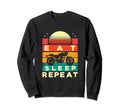 Eat Sleep Motorcycle Repeat Sweatshirt - Graphic Print for Adults - T-Shirt, Sweatshirt, Hoodie