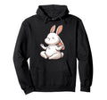 Meditation Rabbit Yoga Pose Hoodie - Casual Everyday Wear Men Women - T-Shirt, Sweatshirt, Hoodie