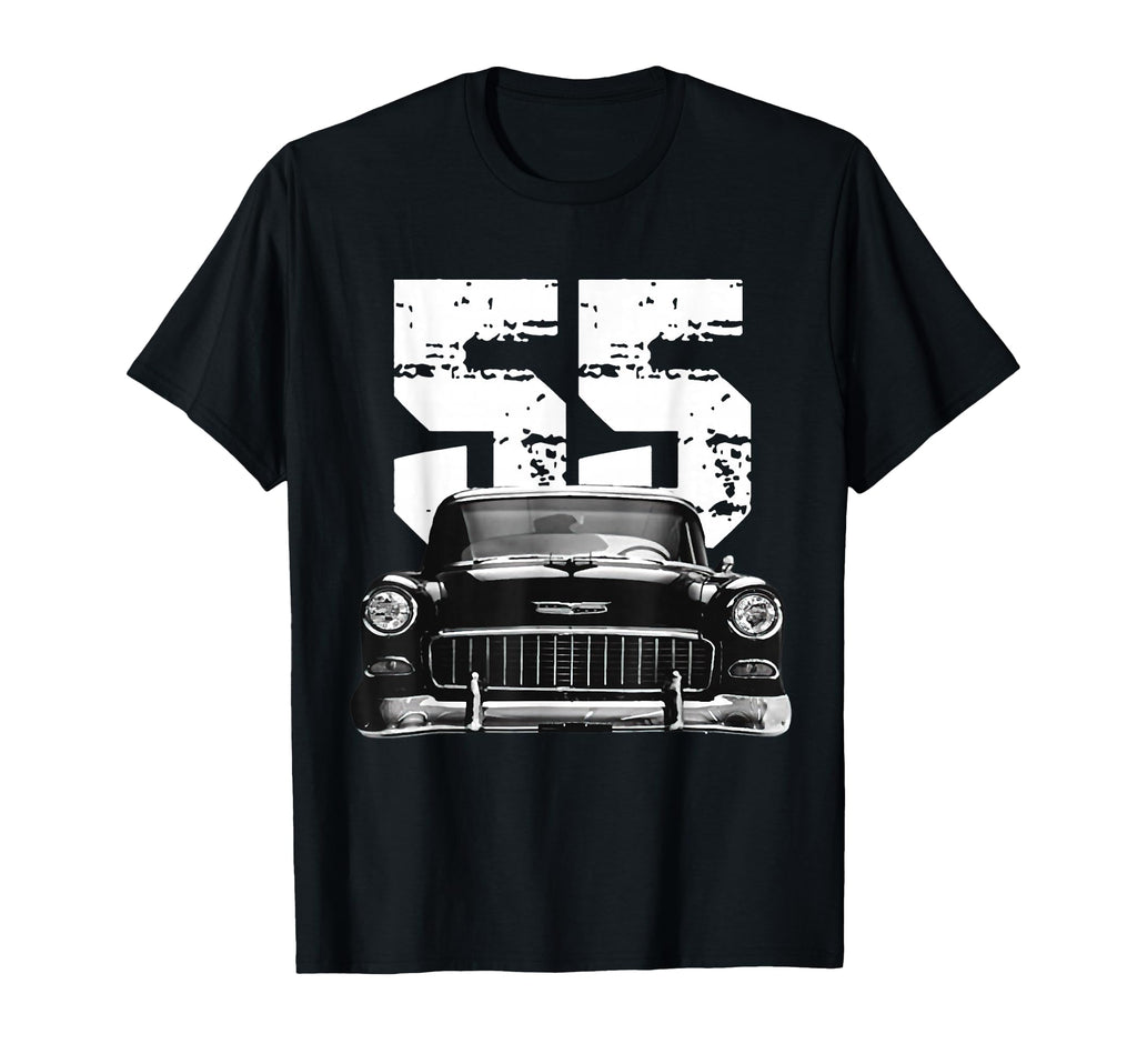 1955 55 Bel Air 50S Silhouette Old Hot T-Shirt - Trendy Graphic Men Women - T-Shirt, Sweatshirt, Hoodie
