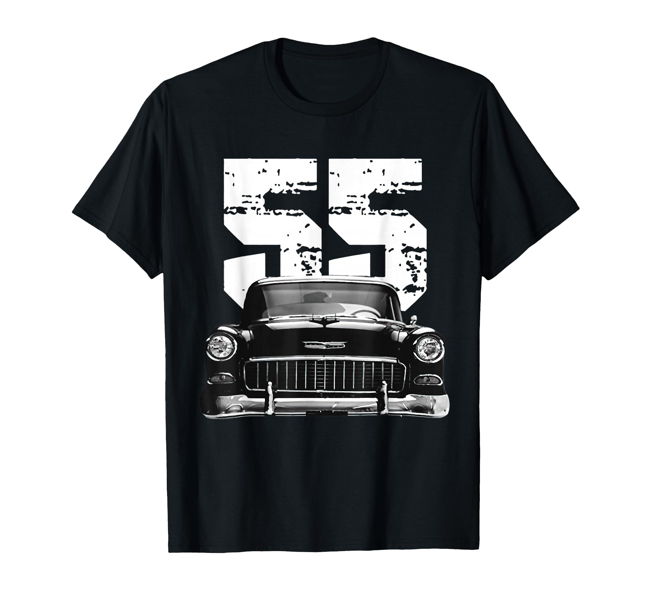 1955 55 Bel Air 50S Silhouette Old Hot T-Shirt - Trendy Graphic Men Women - T-Shirt, Sweatshirt, Hoodie
