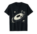 Space Dj Shirts Solar System Vinyl T-Shirt - Fun Novelty Design Unisex - T-Shirt, Sweatshirt, Hoodie