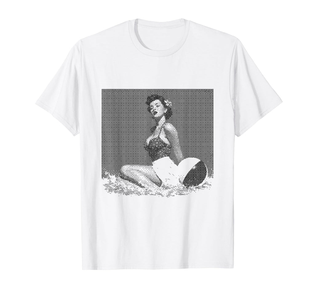 Summer Pin Up Beach And Waves Vibes T-Shirt - Streetwear Style for Adults - T-Shirt, Sweatshirt, Hoodie