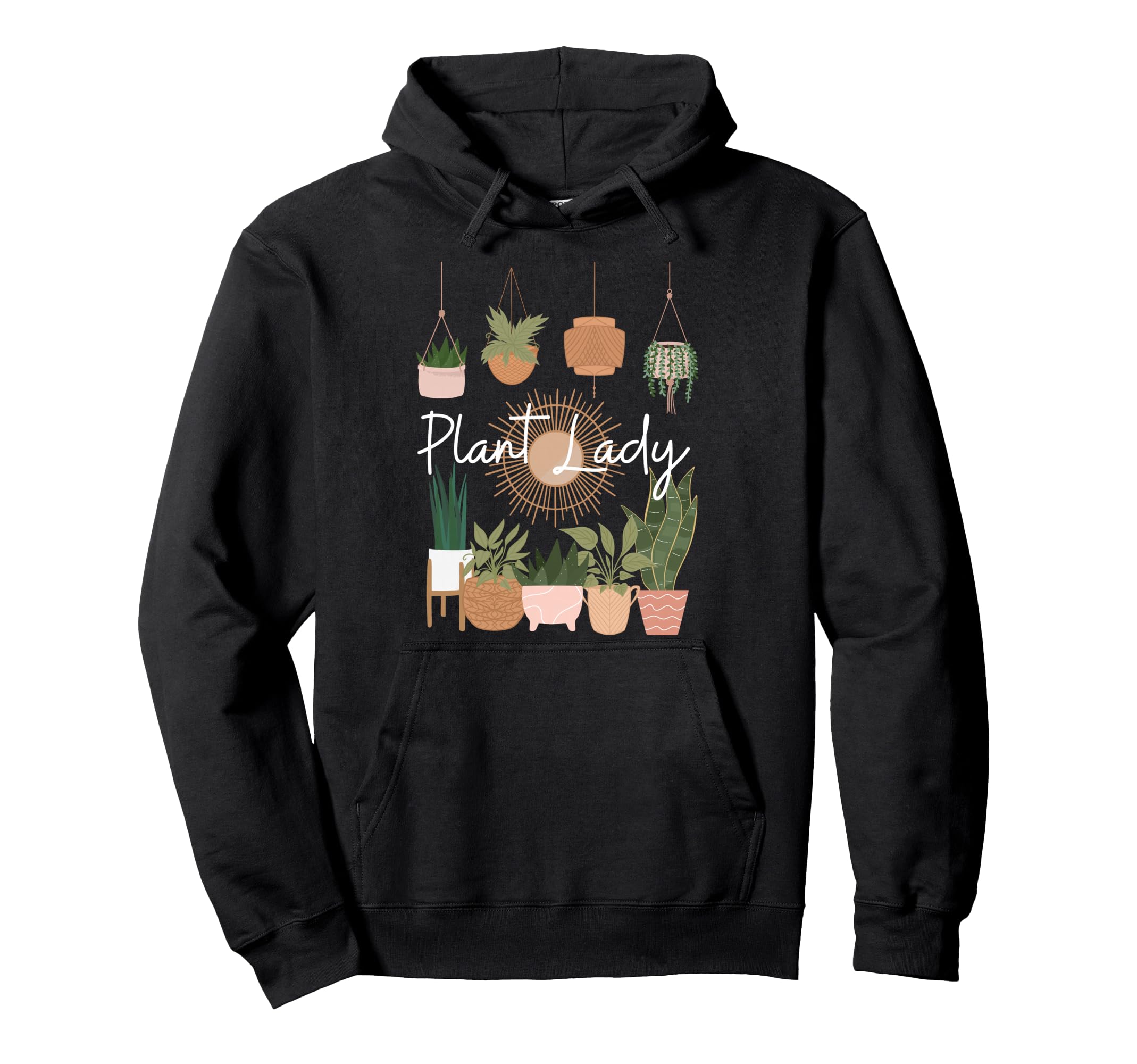 Plant Lady Mom Succulent Garden Flower Hoodie - Custom Art Print Men Women - T-Shirt, Sweatshirt, Hoodie