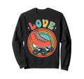 Roller Skating Skater Love Skate Sweatshirt - Aesthetic Graphic Unisex - T-Shirt, Sweatshirt, Hoodie