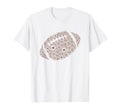 Floral Football Flower Pattern Fans T-Shirt - Trendy Graphic for Adults - T-Shirt, Sweatshirt, Hoodie