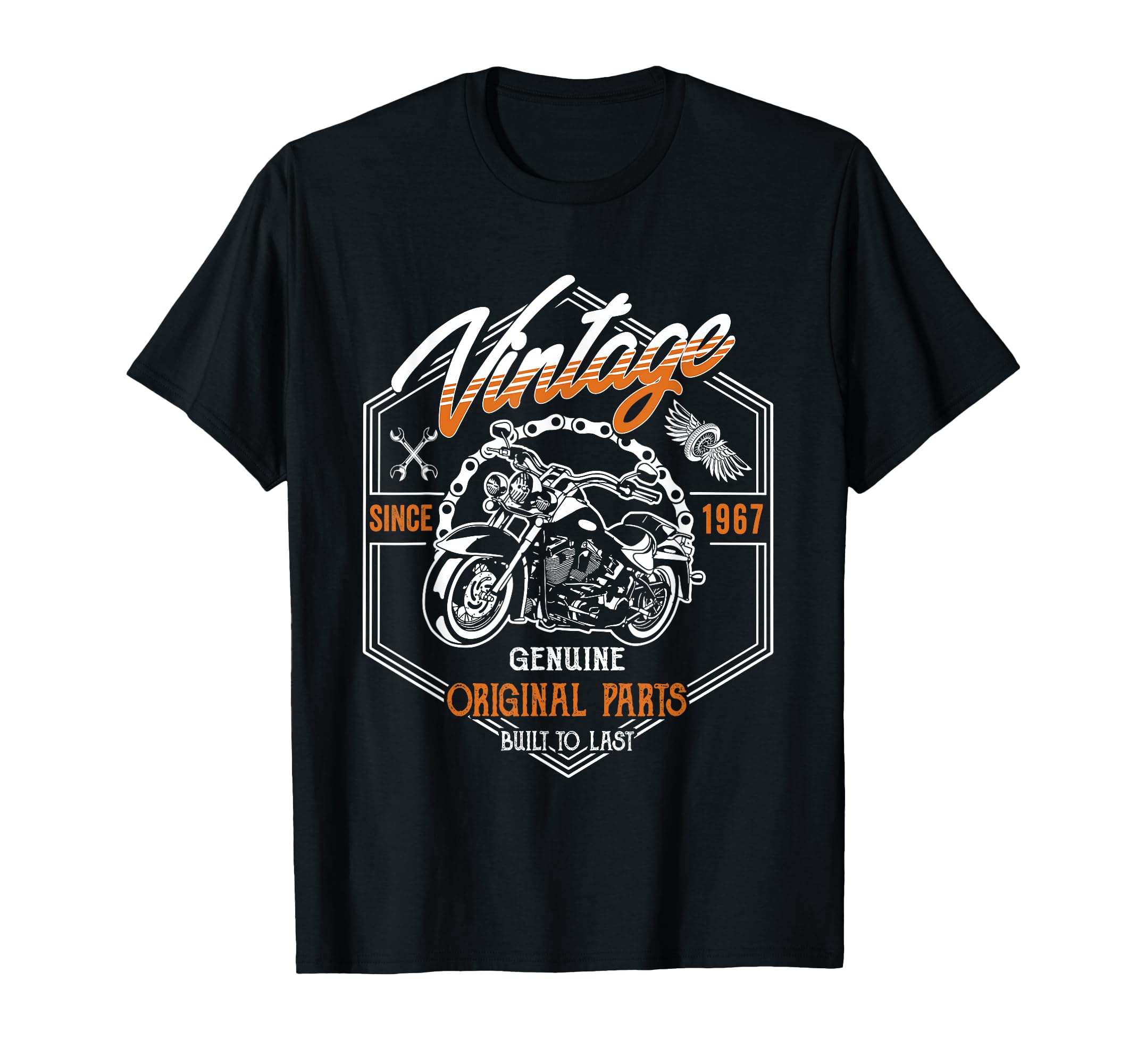 Birthday 1967 Gift Motorcycle 58 Years T-Shirt - Unique Graphic for Adults - T-Shirt, Sweatshirt, Hoodie