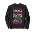 Motorcycle Biker Friends Besties Sweatshirt - Trendy Graphic Unisex - T-Shirt, Sweatshirt, Hoodie