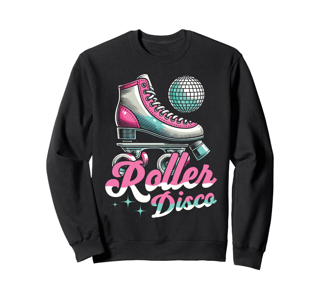 Roller Skating Skate 1970S Roller Disco Sweatshirt - Graphic Print Unisex - T-Shirt, Sweatshirt, Hoodie