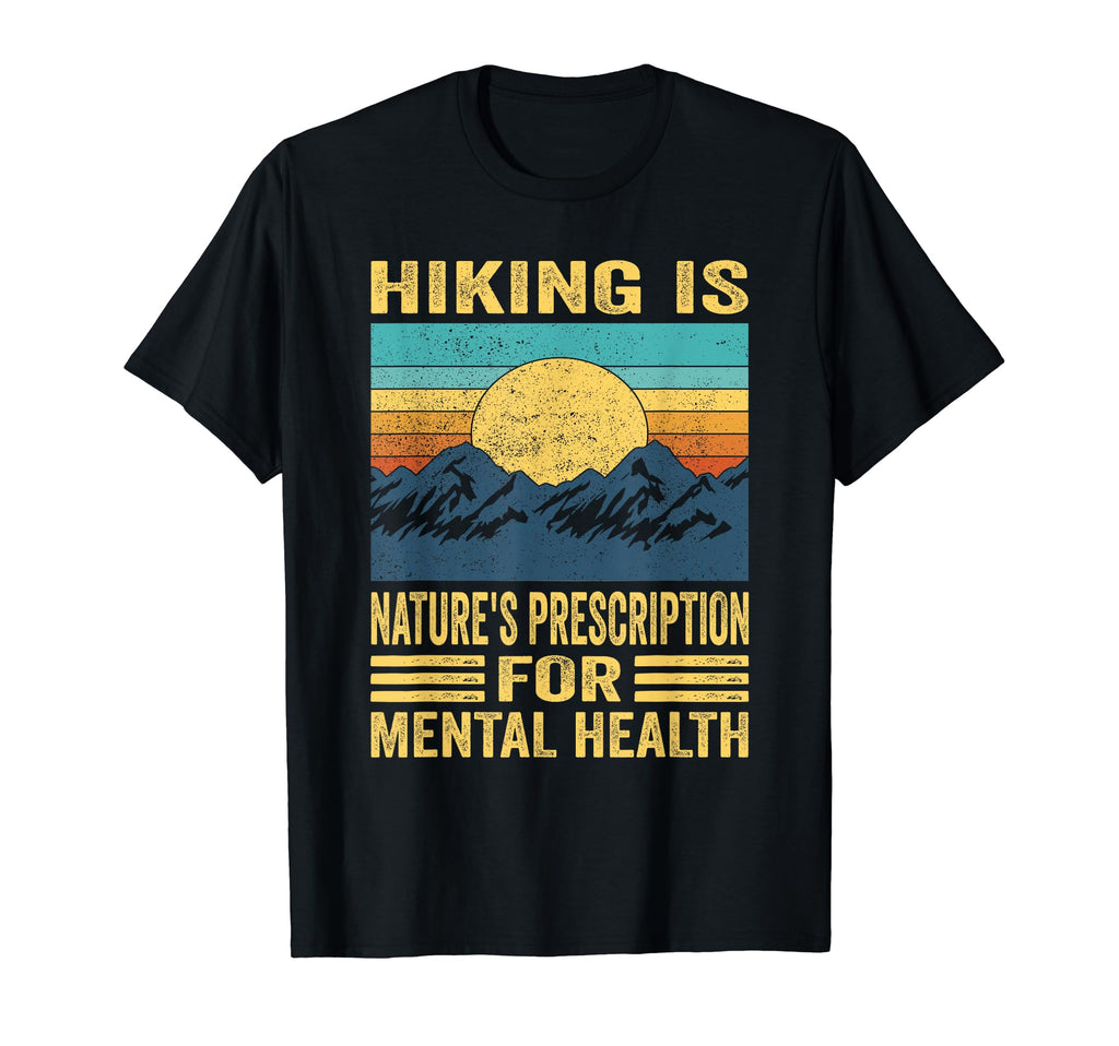 Outdoor Nature Hike Mental Health T-Shirt - Aesthetic Graphic Unisex - T-Shirt, Sweatshirt, Hoodie