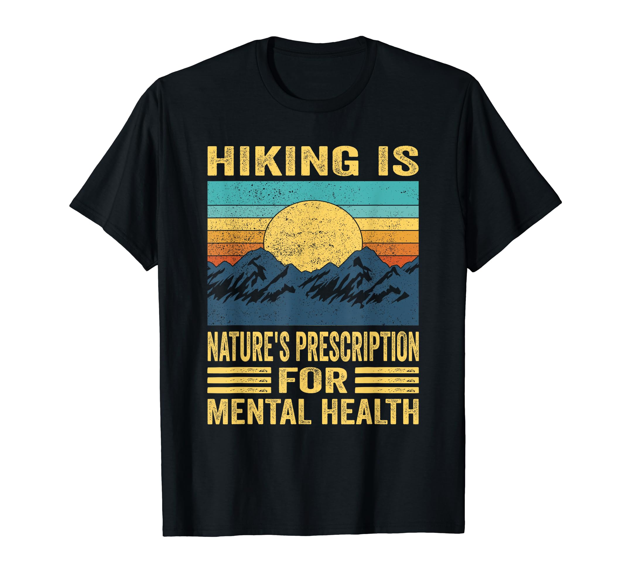 Outdoor Nature Hike Mental Health T-Shirt - Aesthetic Graphic Unisex - T-Shirt, Sweatshirt, Hoodie
