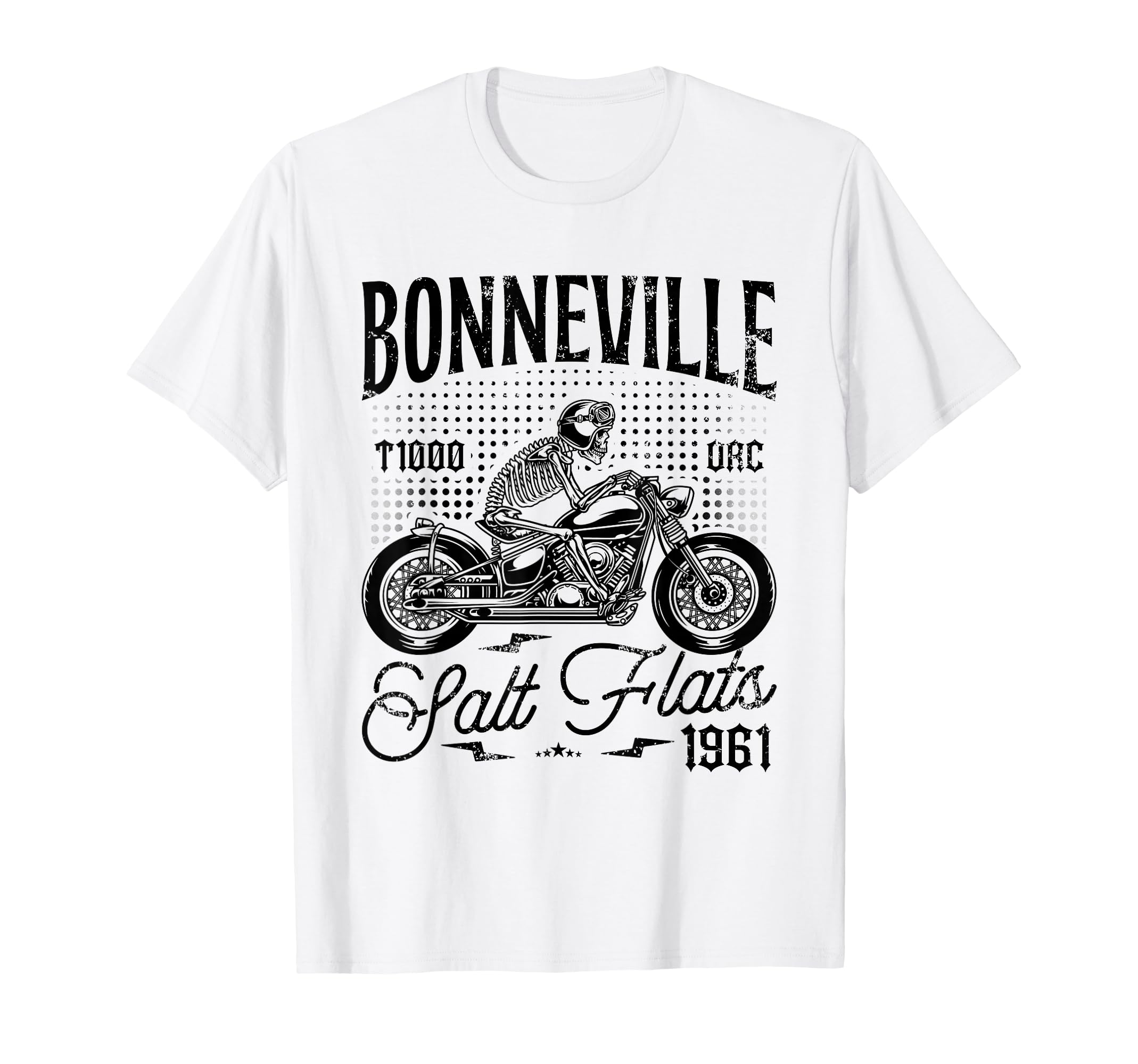 Bonneville Salt Flats Motorcycle T-Shirt - Aesthetic Graphic Men Women - T-Shirt, Sweatshirt, Hoodie