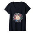 Womens Radiant Healing Crystal Lotus T-Shirt - Minimalist Print for Adults - T-Shirt, Sweatshirt, Hoodie