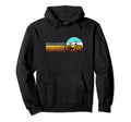 Distressed Beach Cruiser Bicycle Bike Cycle Hoodie - Trendy Graphic Unisex - T-Shirt, Sweatshirt, Hoodie