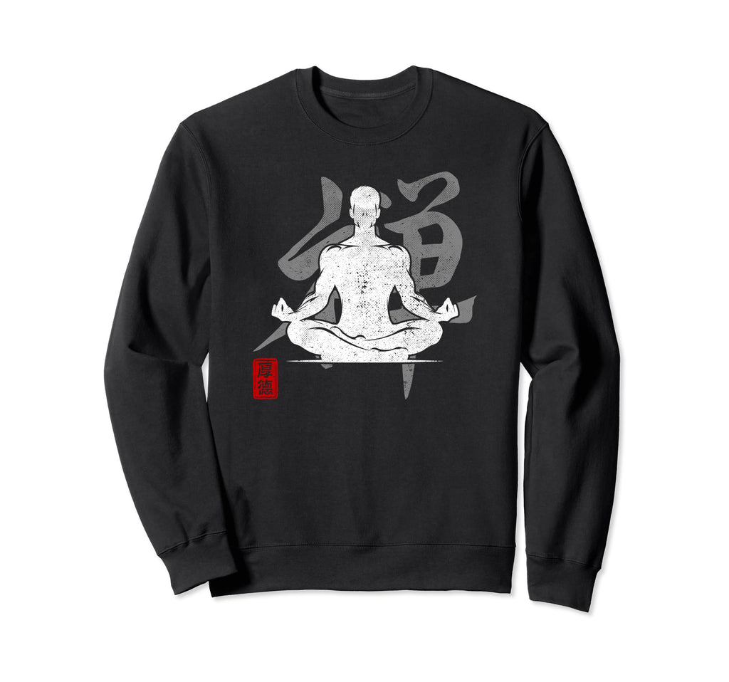 Yoga Zen Japan Kanji Art Meditation Sweatshirt - Novelty Apparel Men Women - T-Shirt, Sweatshirt, Hoodie