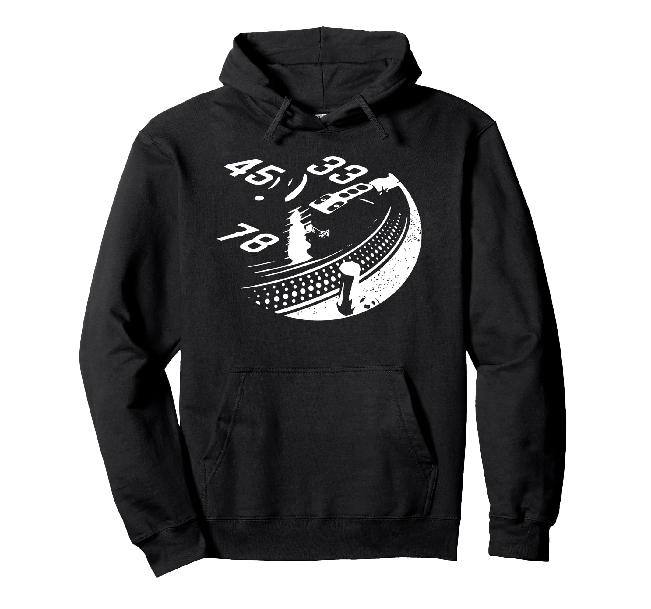 33 45 78 Lp Vinyl Record Player Vinyl Hoodie - Custom Art Print Unisex - T-Shirt, Sweatshirt, Hoodie