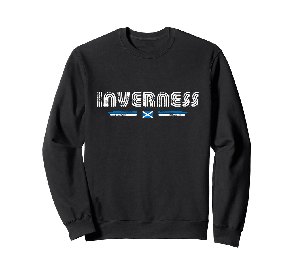 Inverness Scotland 70S 80S Type Sweatshirt - Novelty Apparel Men Women - T-Shirt, Sweatshirt, Hoodie
