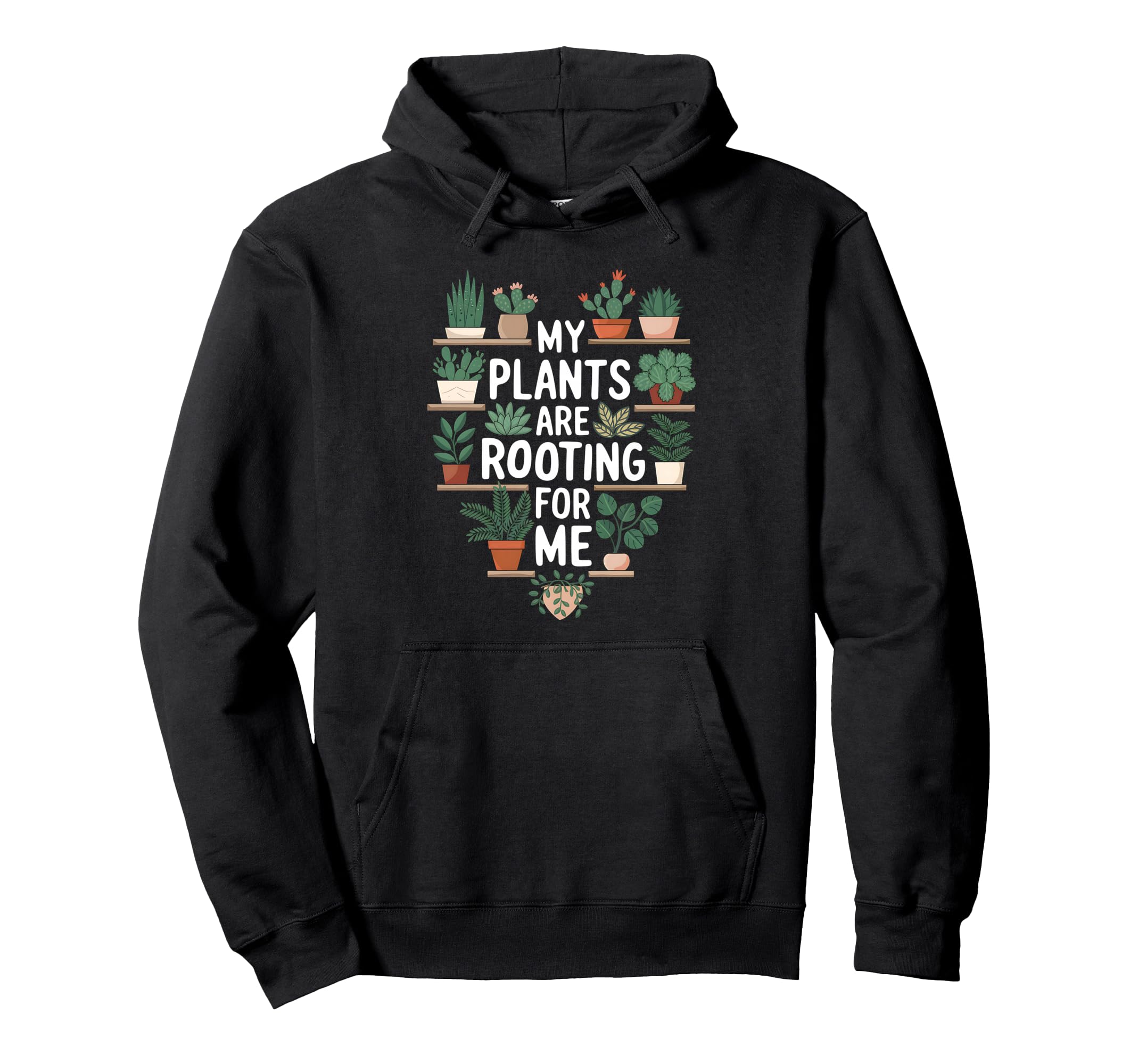 Funny Plant Lover Gardening Pun My Plants Hoodie - Streetwear Style Unisex - T-Shirt, Sweatshirt, Hoodie