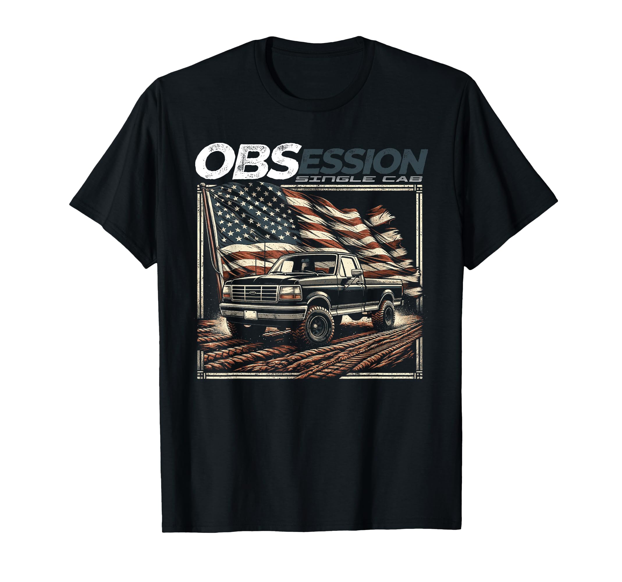 Obs Single Cab Truck Old Body T-Shirt - Fun Novelty Design Men Women - T-Shirt, Sweatshirt, Hoodie