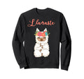 Funny Llamaste Llama Yoga Meditation Sweatshirt - Custom Art Print Unisex - T-Shirt, Sweatshirt, Hoodie