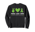 Peace Love Hope Mental Health Sweatshirt - Trendy Graphic for Adults - T-Shirt, Sweatshirt, Hoodie