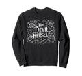 Devil Herself Occult Dark Feminine Sweatshirt - Minimalist Print Unisex - T-Shirt, Sweatshirt, Hoodie