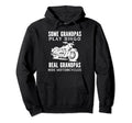 Real Grandpas Ride Motorcycles Motorcycle Hoodie - Graphic Print Unisex - T-Shirt, Sweatshirt, Hoodie