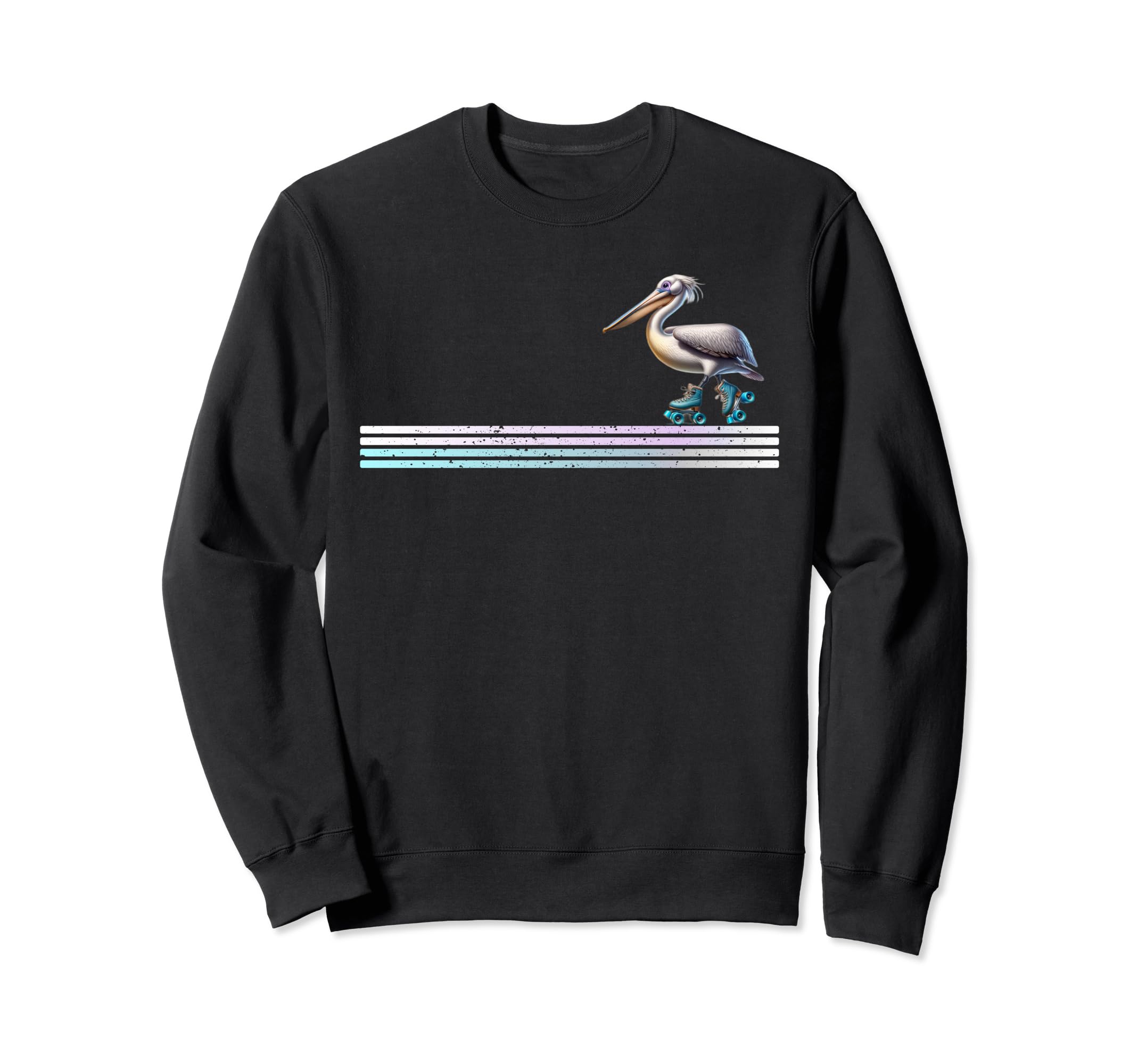 Roller Skating Pelicane Derby Sweatshirt - Novelty Apparel for Adults - T-Shirt, Sweatshirt, Hoodie