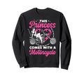 Motorcycle Biker Female This Princess Sweatshirt - Graphic Print Unisex - T-Shirt, Sweatshirt, Hoodie