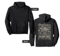 Outlaw Racing Moto Psychos Skull Biker Hoodie - Novelty Apparel Men Women - T-Shirt, Sweatshirt, Hoodie