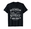Native American Dark Iron Motorcycle T-Shirt - Aesthetic Graphic Men Women - T-Shirt, Sweatshirt, Hoodie