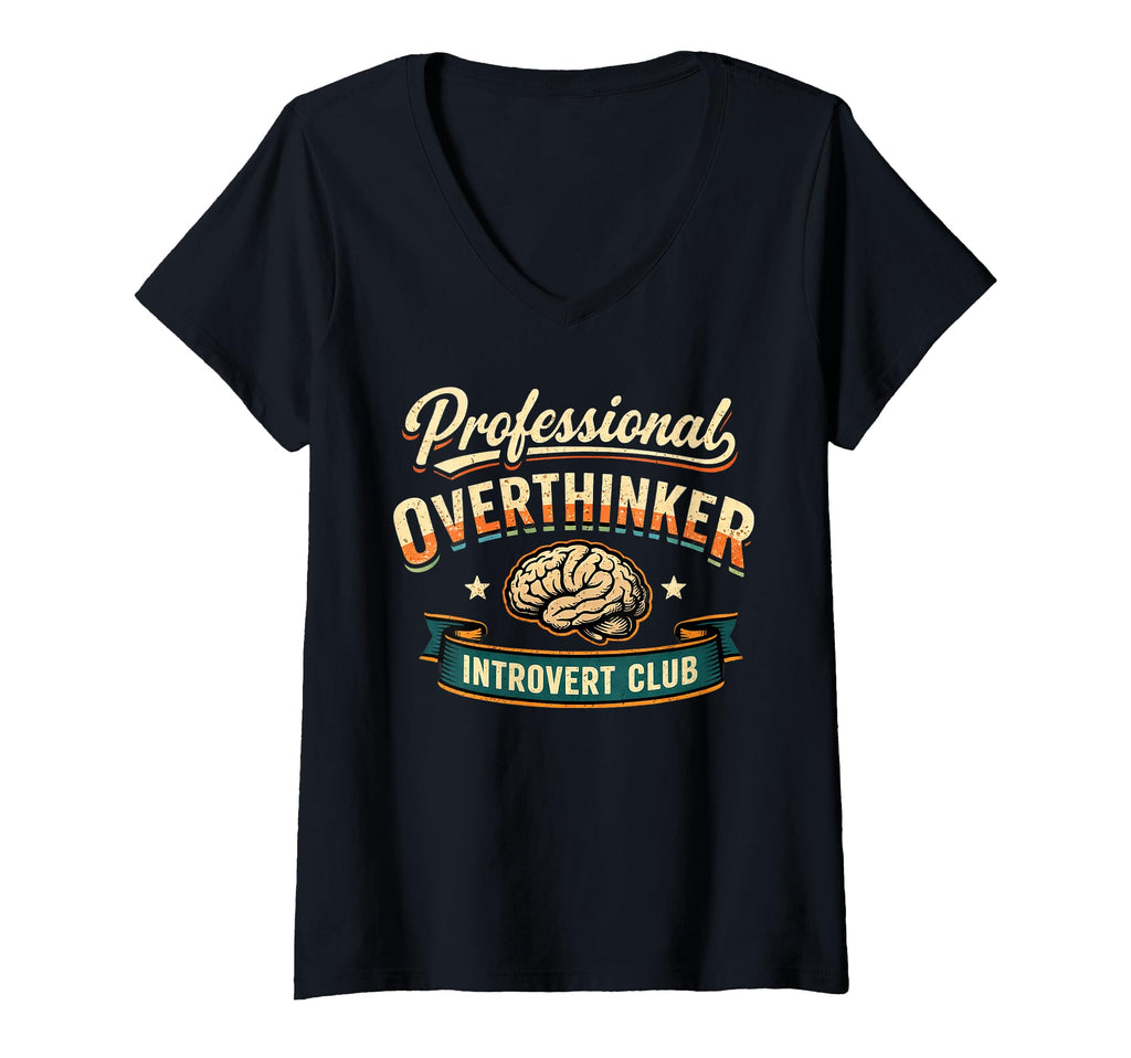 Womens Professional Overthinker T-Shirt - Graphic Print for Adults - T-Shirt, Sweatshirt, Hoodie