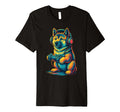 American Akita Gamer Gaming Dog Lover T-Shirt - Aesthetic Graphic Men Women - T-Shirt, Sweatshirt, Hoodie