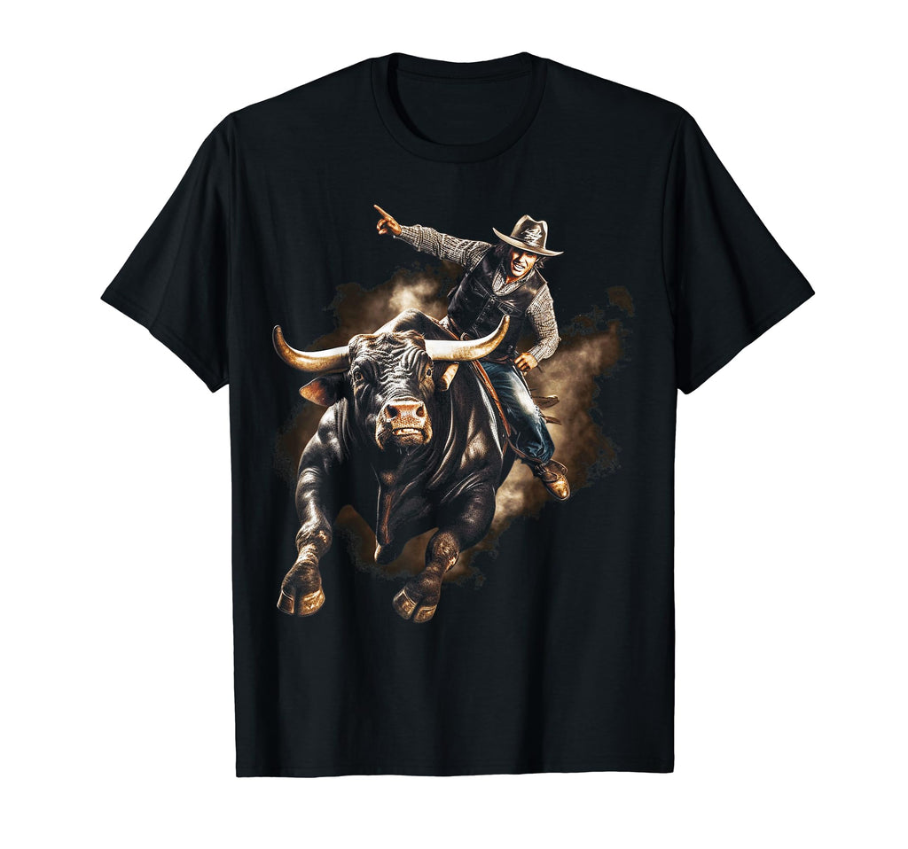 Cowboy Rodeo Horse Riding Usa Cowboy T-Shirt - Novelty Apparel Unisex - T-Shirt, Sweatshirt, Hoodie