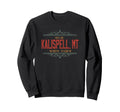 Kalispell Montana Usa Grunge Sweatshirt - Fun Novelty Design Unisex - T-Shirt, Sweatshirt, Hoodie