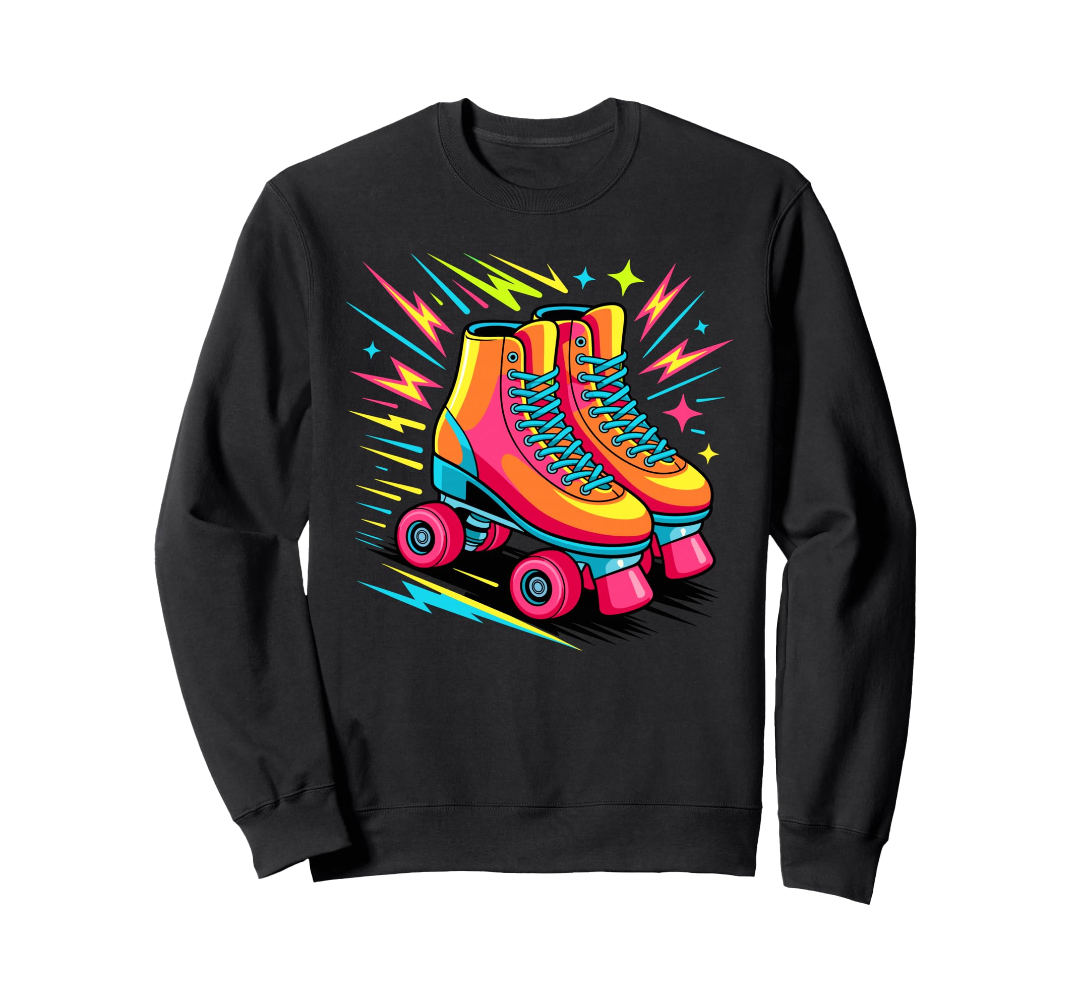 Arcade Rollerskate Rollerskater Sweatshirt - Streetwear Style Men Women - T-Shirt, Sweatshirt, Hoodie