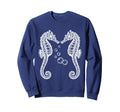 Hand Drawn Sea Horse Aesthetic Sweatshirt - Casual Everyday Wear Unisex - T-Shirt, Sweatshirt, Hoodie