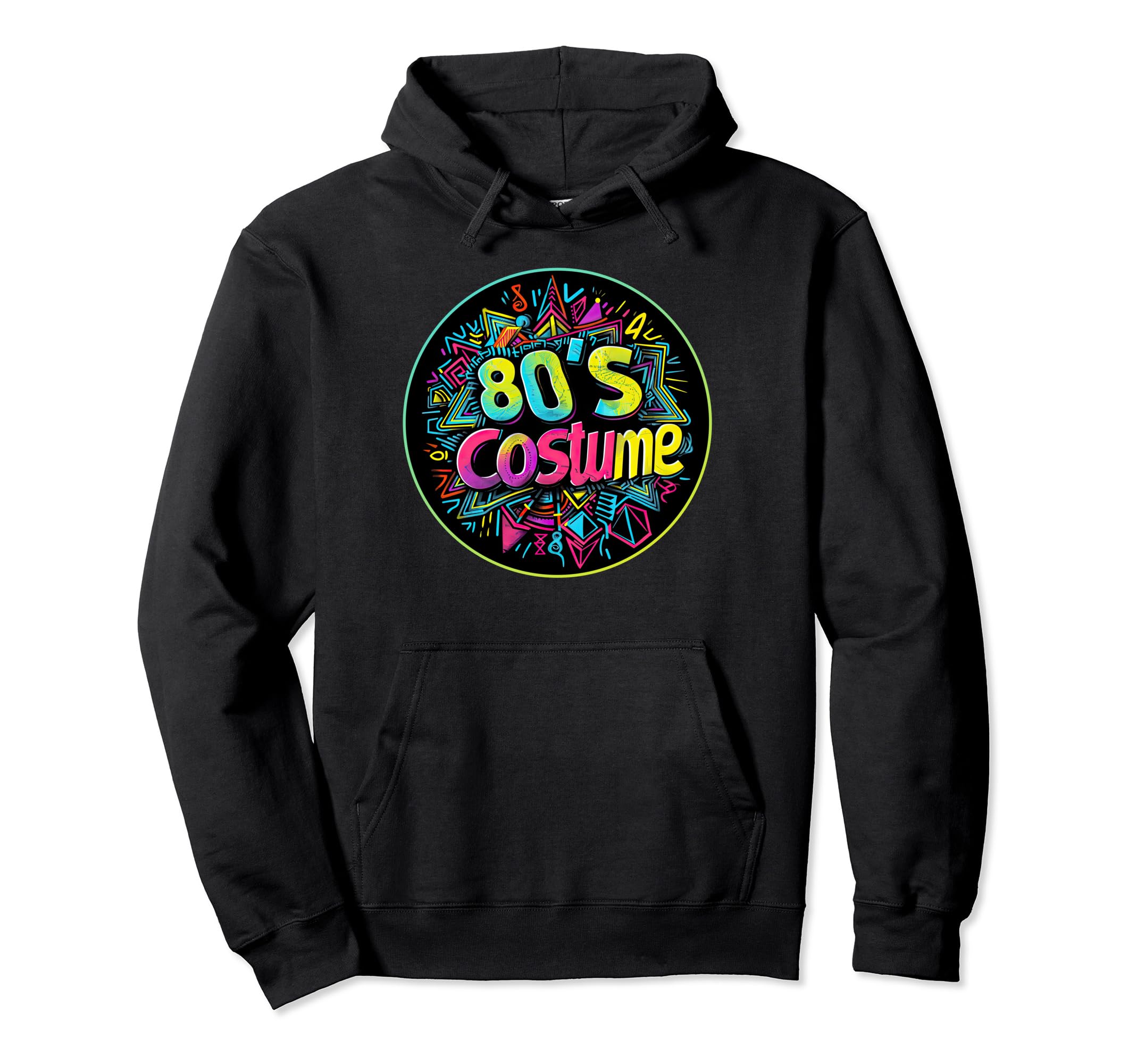 80S Costume Party Outfit Synthwave Hoodie - Aesthetic Graphic for Adults - T-Shirt, Sweatshirt, Hoodie