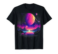 Vaporwave Solar System 80S Synthwave T-Shirt - Novelty Apparel for Adults - T-Shirt, Sweatshirt, Hoodie
