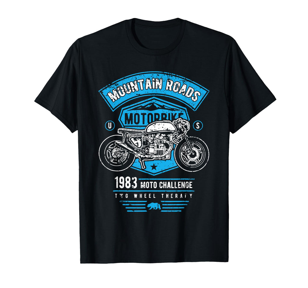 Mountain Roads Motorcycle Challenge T-Shirt - Custom Art Print Men Women - T-Shirt, Sweatshirt, Hoodie
