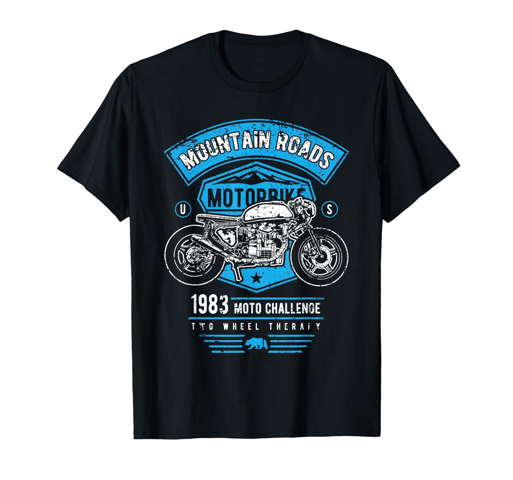 Mountain Roads Motorcycle Challenge T-Shirt - Custom Art Print Men Women - T-Shirt, Sweatshirt, Hoodie