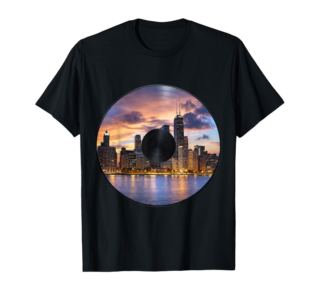 Vinyl Music Record Player T-Shirt - Casual Everyday Wear for Adults - T-Shirt, Sweatshirt, Hoodie