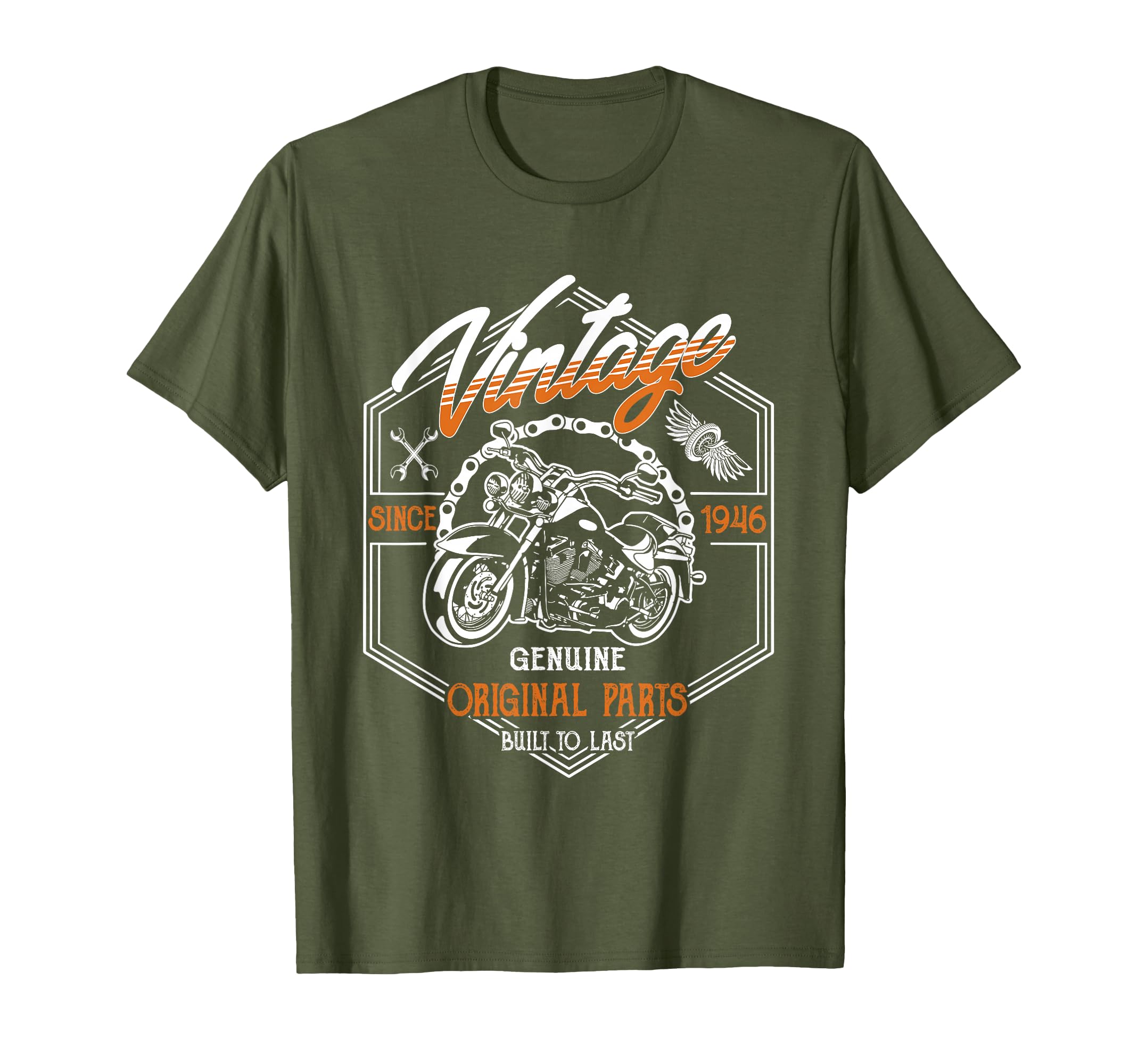 Birthday 1946 Gift Motorcycle 79 Years T-Shirt - Streetwear Style Men Women - T-Shirt, Sweatshirt, Hoodie